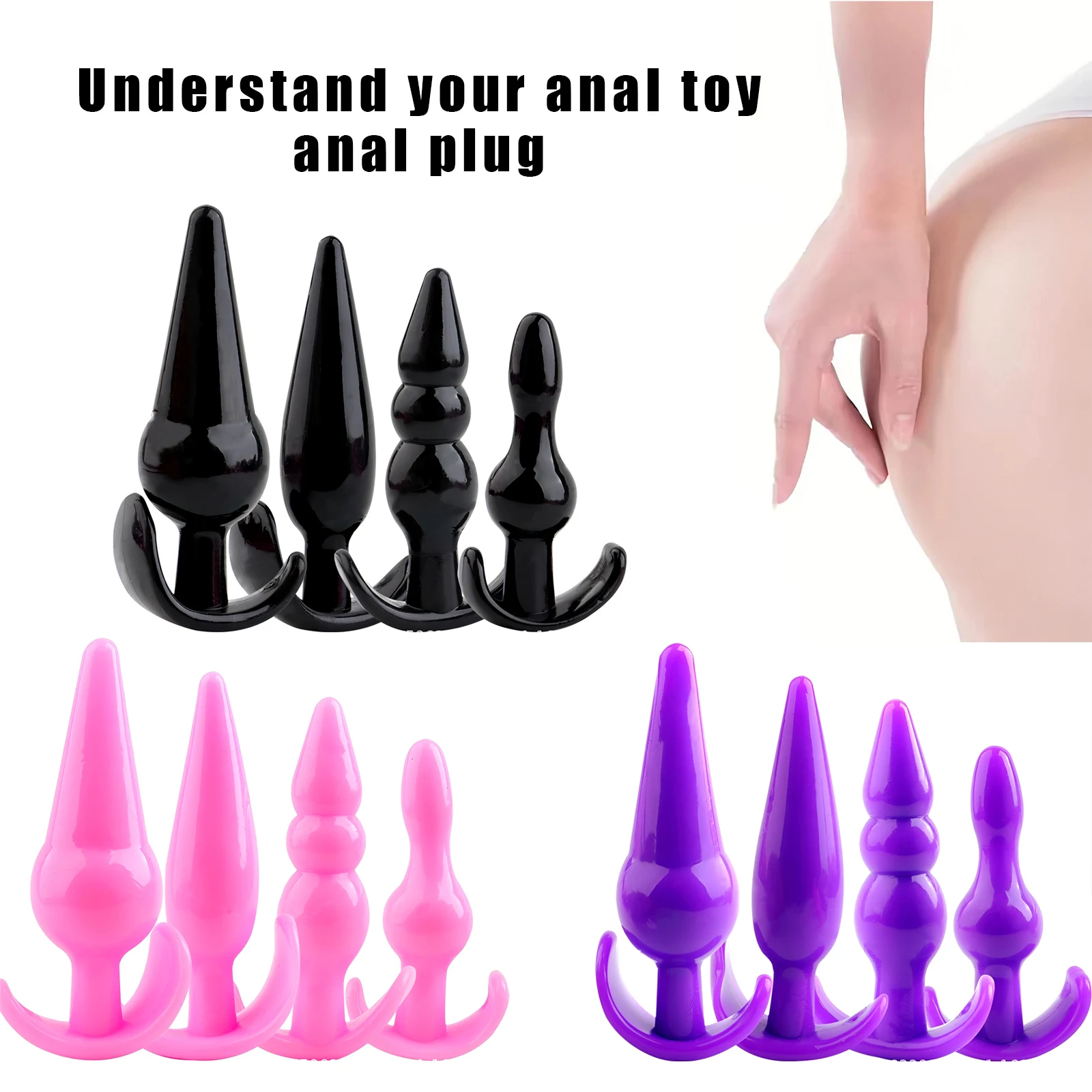 Sex Toys Butt​ Plug for Woman Gode Anal Gay Anal plugs Ana 18 Tapon Adult Adults Butt​plug Man Female Shop Products Beauty