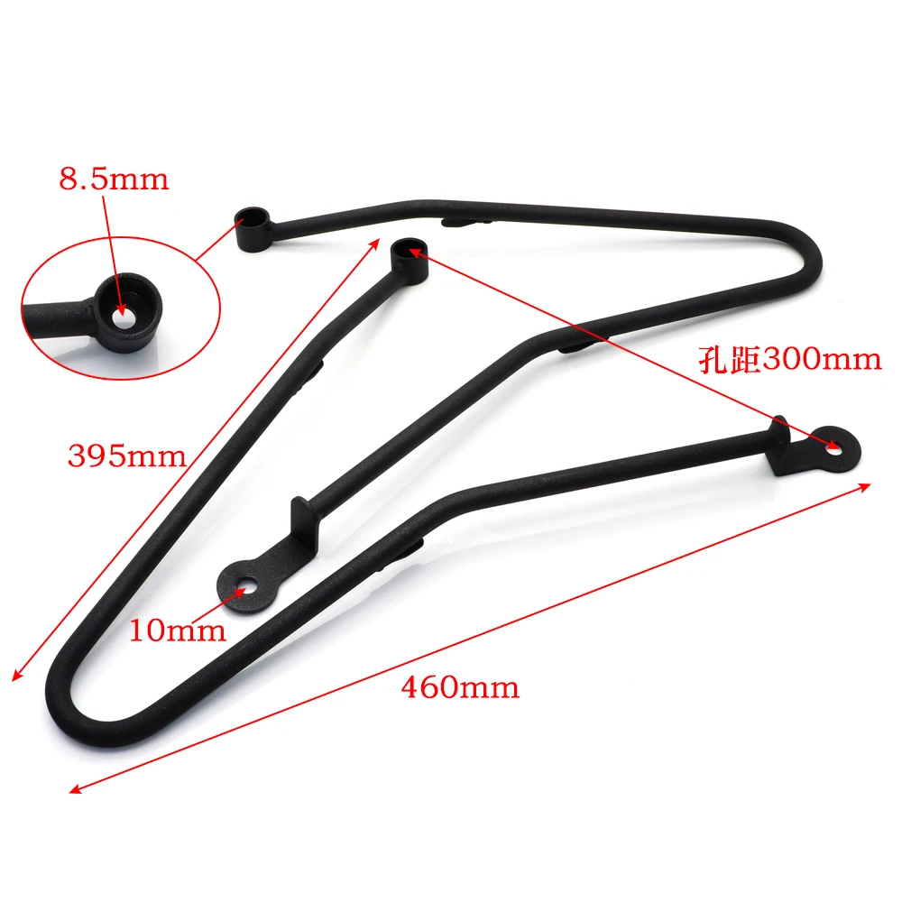 For Triumph Bonneville SE T100 T 100 2001- 2015 2013 2014 Motorcycle Saddle Bag Support Guard Bars Side Mounts Bracket Holder
