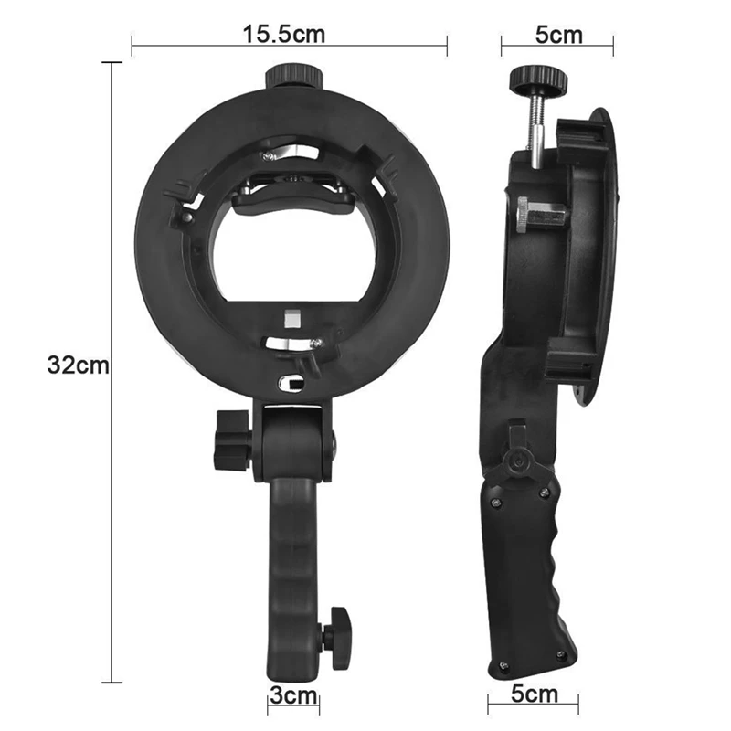 نوع قوس قوس تثبيت لضوء الفلاش ، Speedlite Snoot Softbox ، V850II ، 860II ، Ad200pro حامل