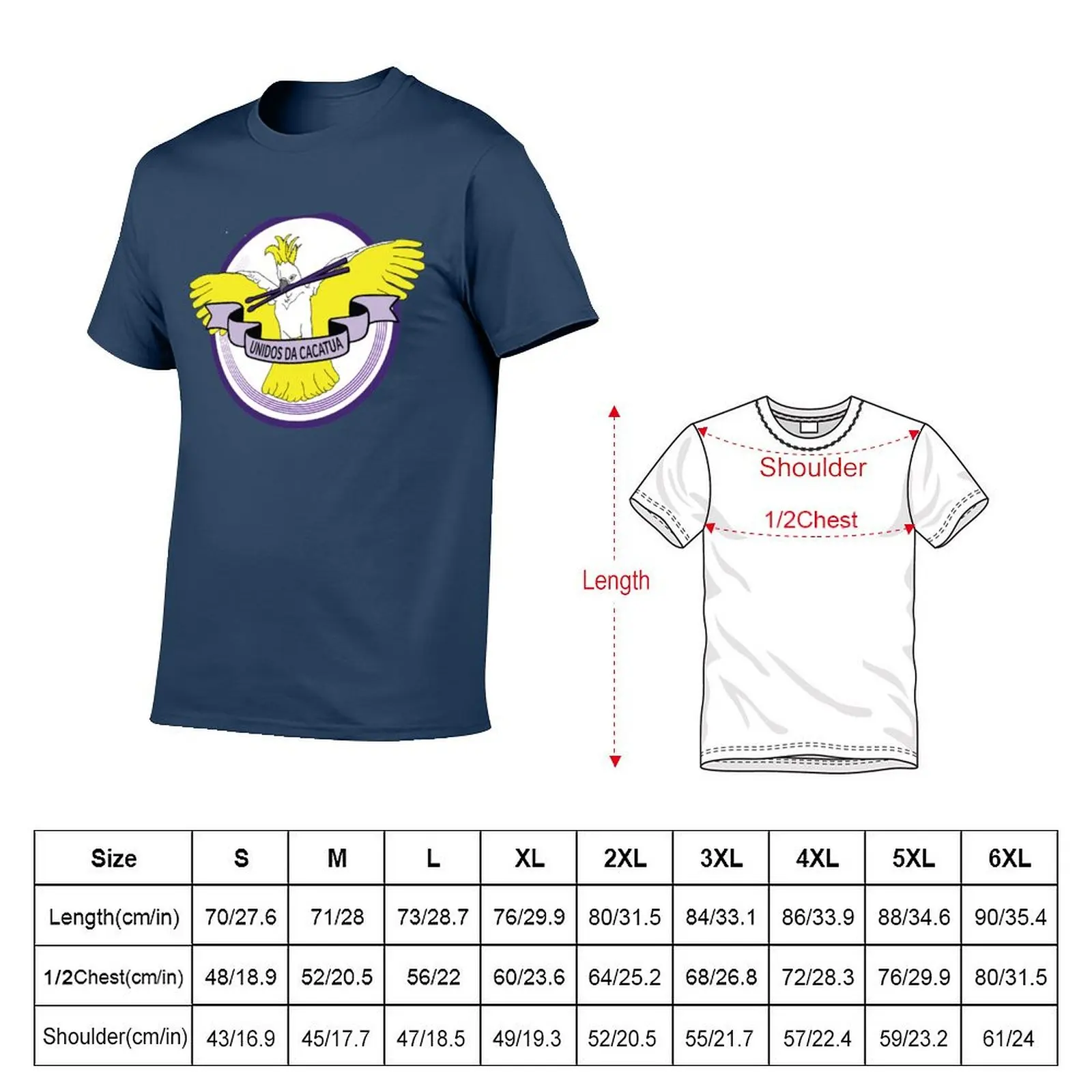 Unidos da Cacatua uniform T-Shirt man t shirts cotton man t shirt cotton t shirts with prints T-Shirt