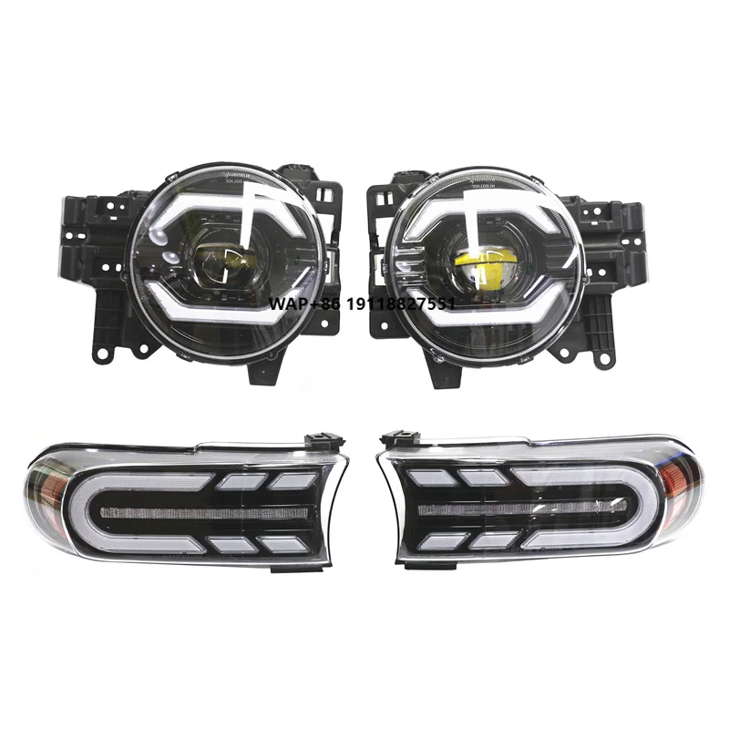 

2022 High Quality ABS Headlight for FJ Cruiser Turn Signal with High Performance Running Lights