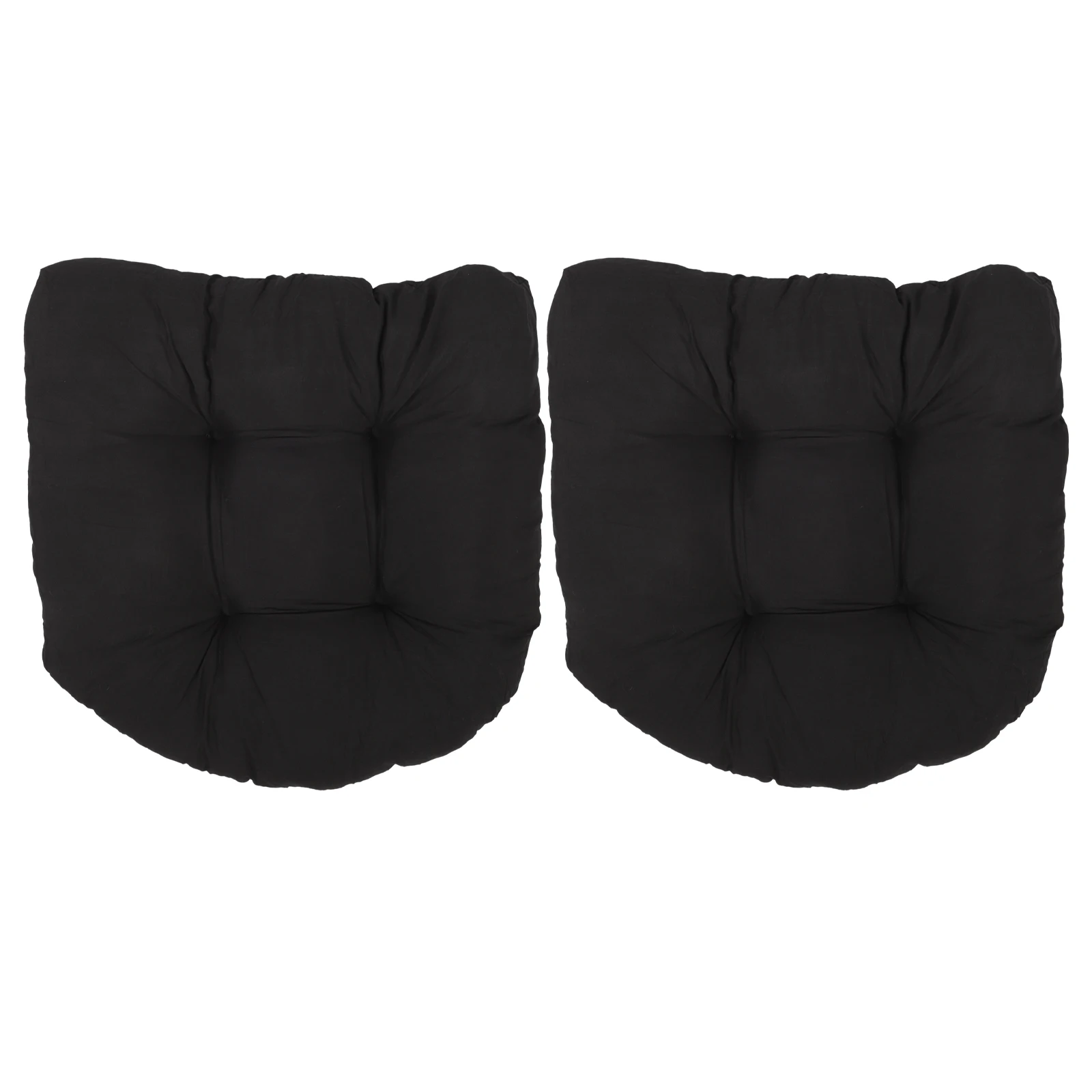 

Chair Cushion for Patio Wicker Outdoor Cushions Furniture Black Polyester Office