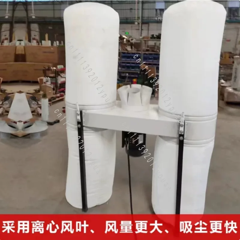 Industrial High Power Dust Collector, Woodworking Bag Type Vacuum Dust Extractor