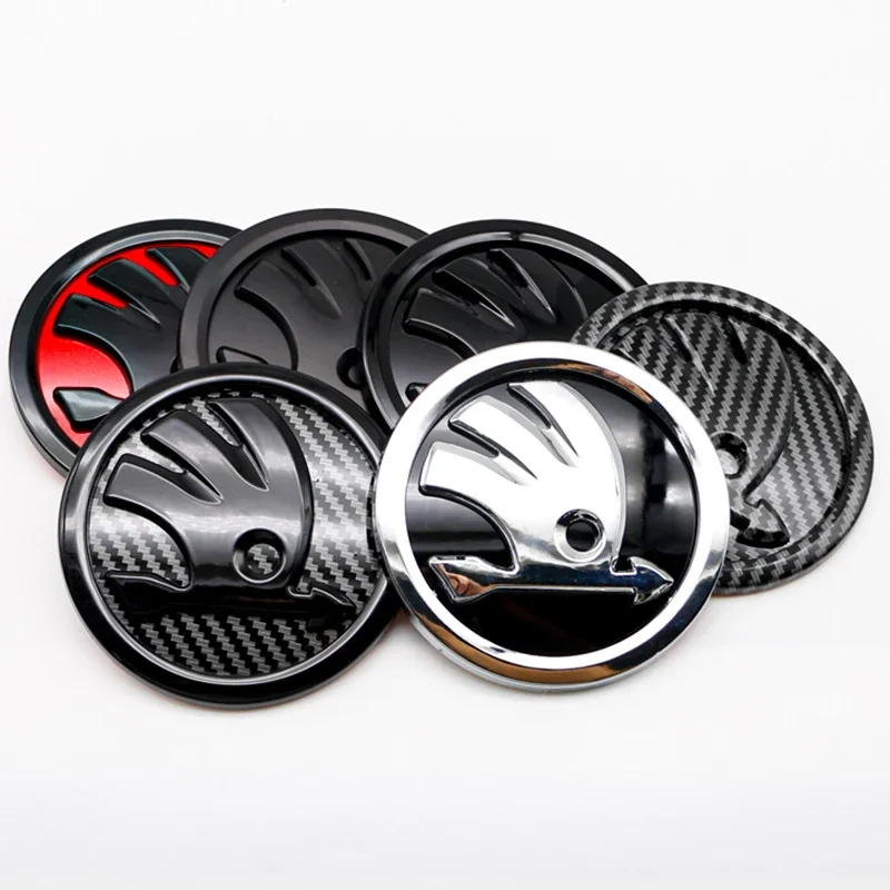 

2025 Горячая эмблема 8 см 9 см 10 см, значок на передний капот автомобиля, наклейка на задний багажник для Skoda S Skoda Kodiaq Fabia Kamiq Karoq Octavia 3 A5 Rap