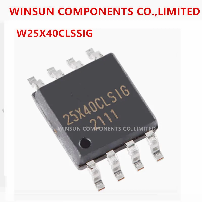 (10piece)100% new imported original   W25X40CLSSIG SOIC-8