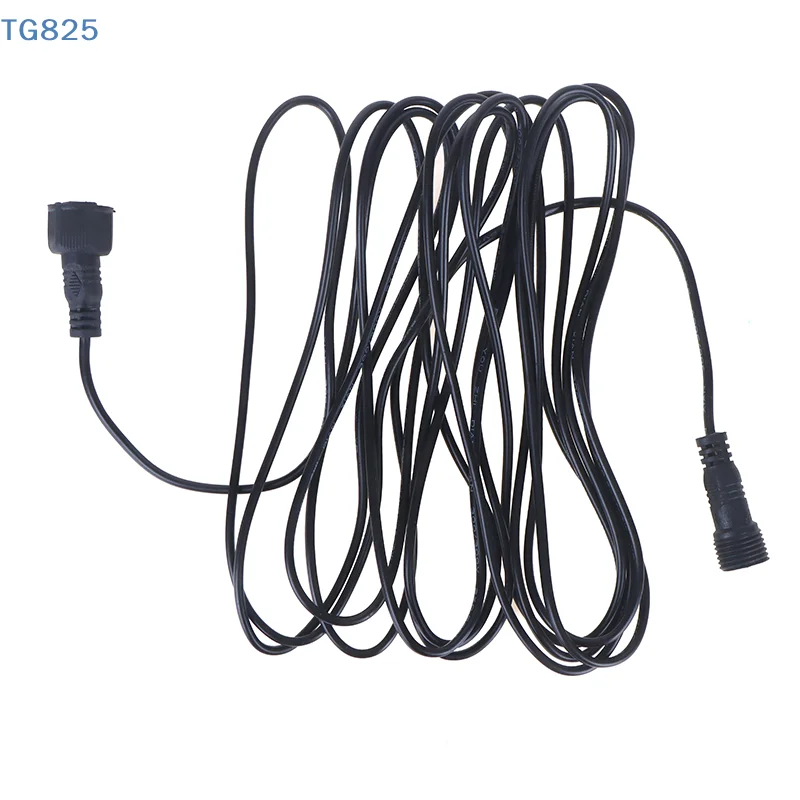 

【AN】5 Meter Extension Cable For Solar Spotlight Waterproof Cable 2 Pin Male To Female Connector Floodlight Universal 5M Cable