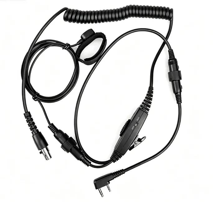 2026new Compatible with K-head Walkie Talkies, Heavy-duty Aviation Noise Canceling Over-ear Headset for Racing, Shooting and Rid