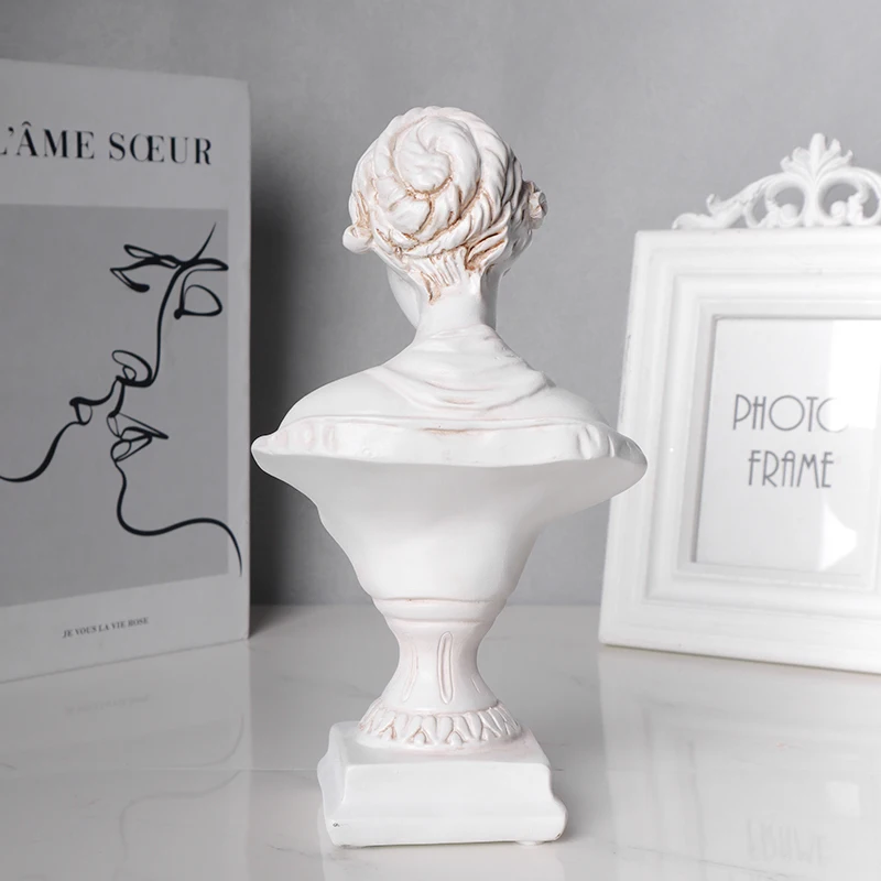 تماثيل تمثال نصفي على الطراز اليوناني للرسم، وديكورات المنزل لغرفة النوم، وغرفة المعيشة، ومكتب الدراسة