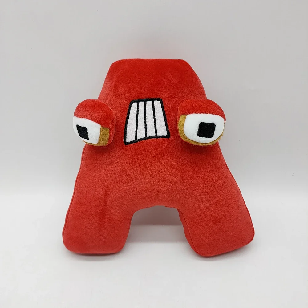 Alphabet Lore Plush Toy English Letter Stuffed Animal Plushie Doll Toys Gift for Kids Children Educational Alphabet Lore (A-Z)