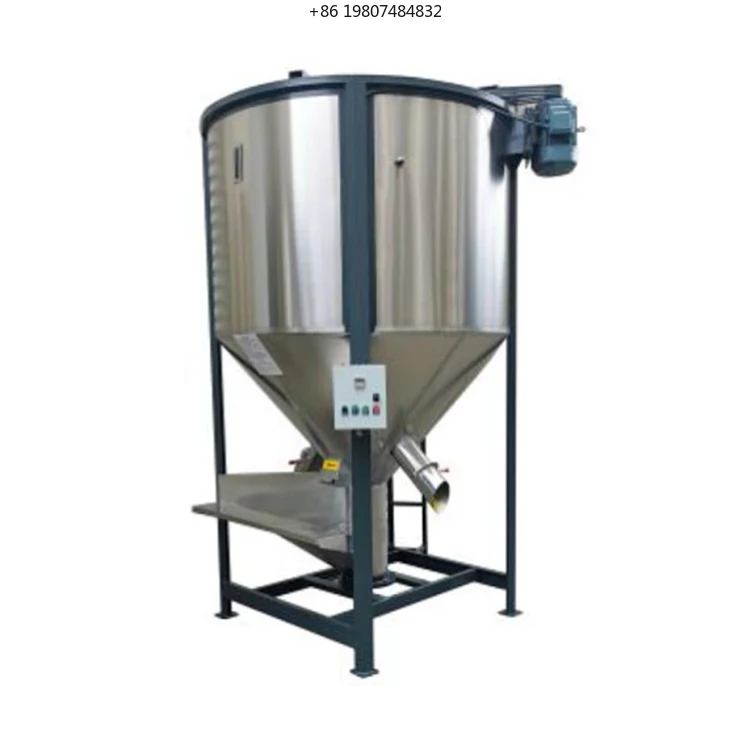 High-Performance Full Stainless Steel Vertical Blender Plastic Granules Mixer Commercial High Speed