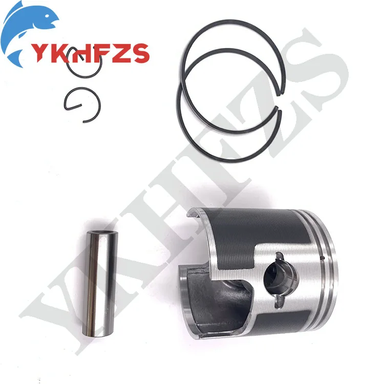 

12110-94400 PISTON Kit Std with rings (79.00MM) for Suzuki Outboard 2-stroke DT40C DT40 40HP 12110-94400-000 Boat accessories