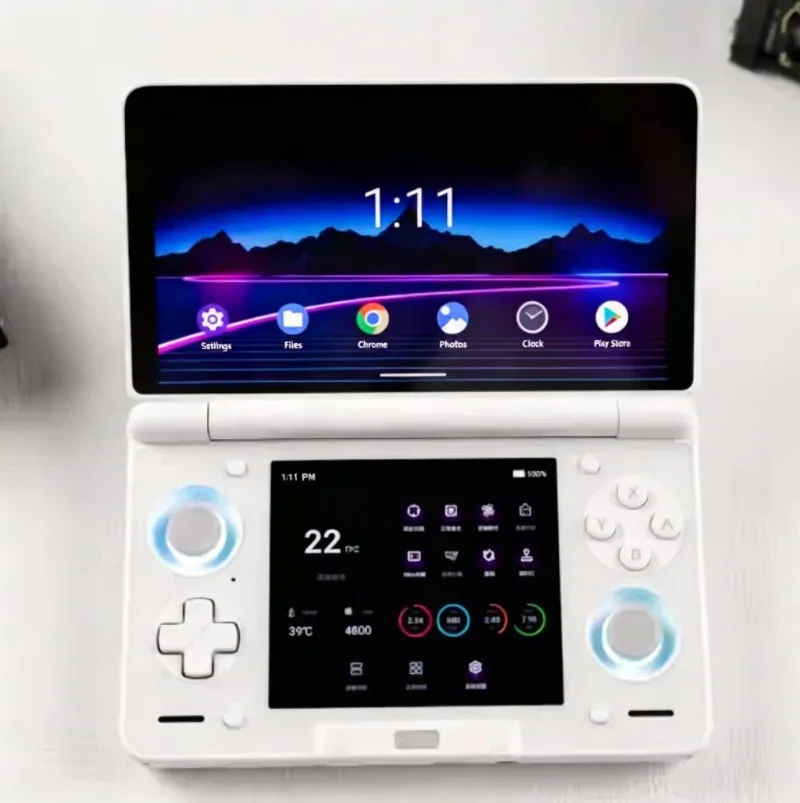 Dual Screen Flip Android Handheld Game Console 6