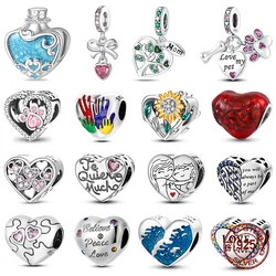 Dreamcatcher Cute Claws Love Charms Bead 100% 925 Sterling Silver Fit 925 Original Bracelet DIY Jewelry Making Women's Gifts