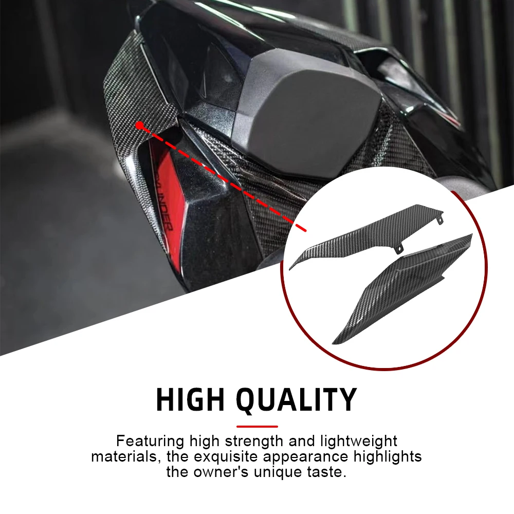 Suitable for Kawasaki ZX-4R ZX-4RR ZX-25R motorcycle rear tail wing spoiler side cover rear fairing