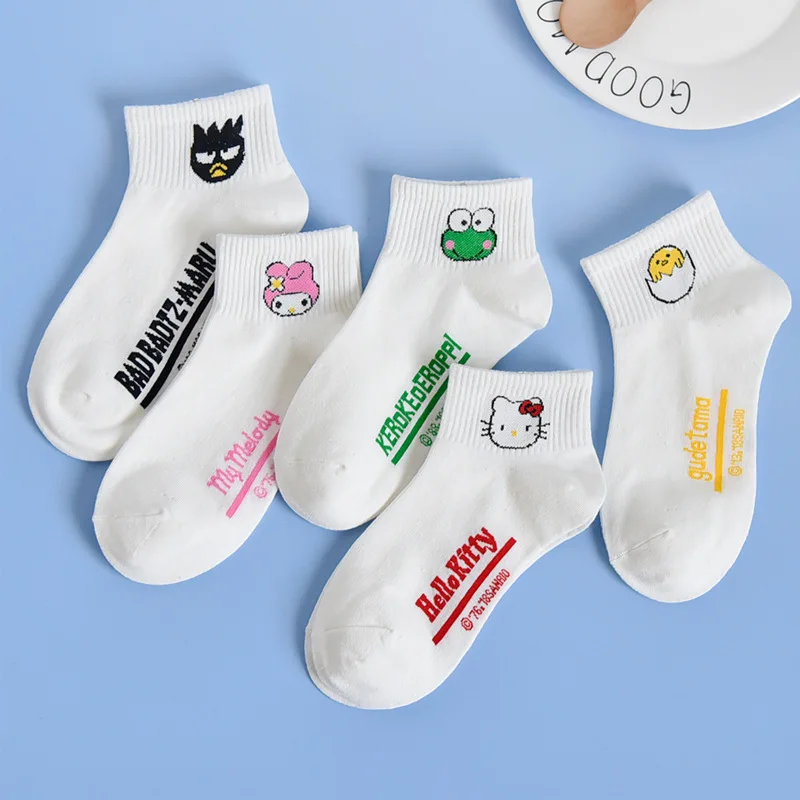 

10pairs Female Socks Japanese Student Girl Cartoon College Trend Female Socks