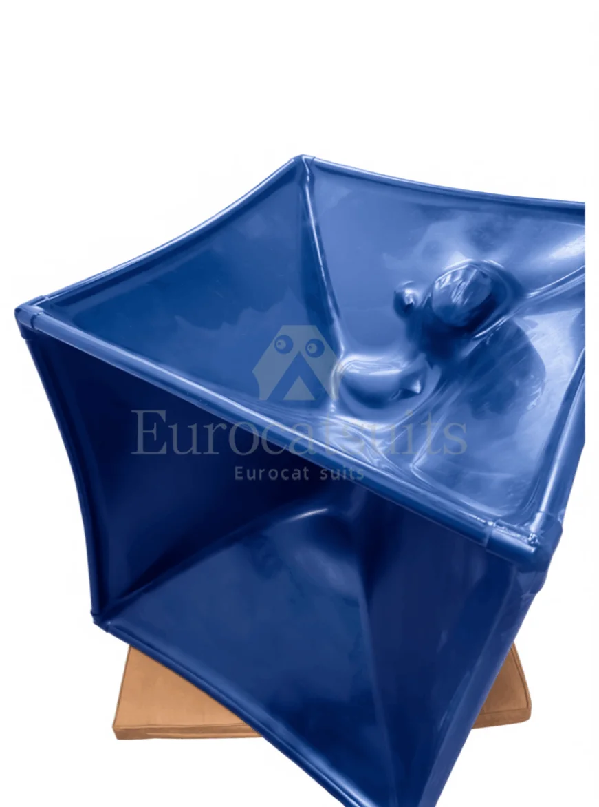 customized latex inflatable bag vacuum bed latex fetish hood sexy bodysuit latex bag vacuum wear 1m1m1m