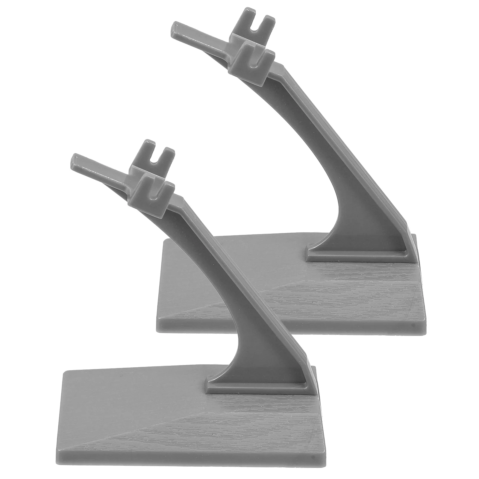 

2pcs Aircraft Model Stand Display Holder for Plane Toy Decor Strong Load Bearing Gray Fits Any Home Style