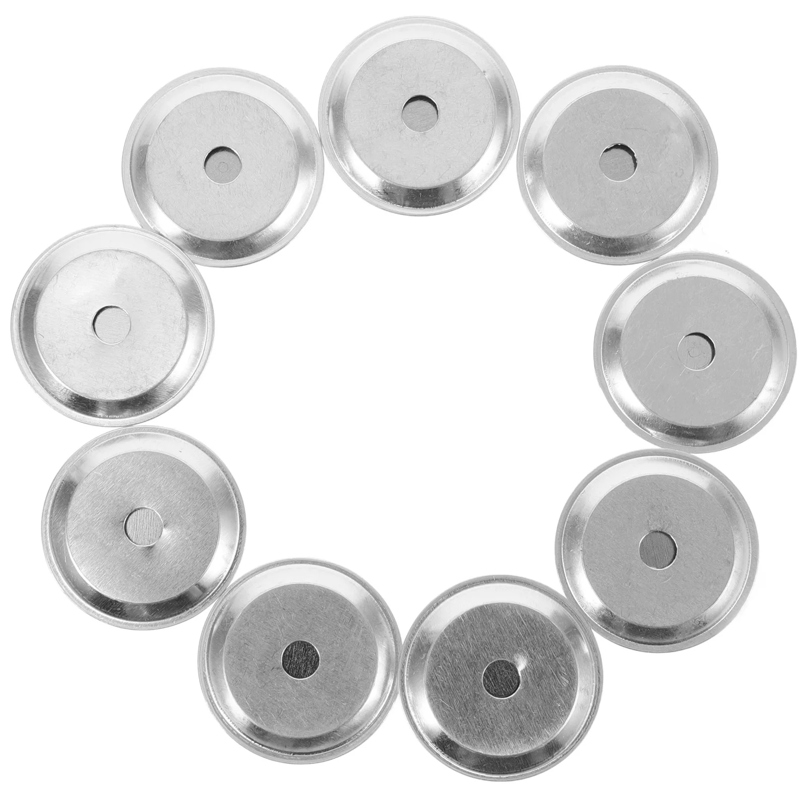 100pcs Smoke Buzzer Film Iron Metal Replacement Parts Loud Sound Prevent False Alarms Easy Installation Homes Offices