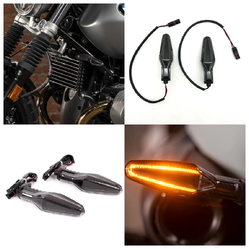 

Fits for BMW R NineT Scrambler Racer Pure Urban G S ABS 2020 2021 2022 2023 Motorcycle Front Turn Signal LED Indicator Lights