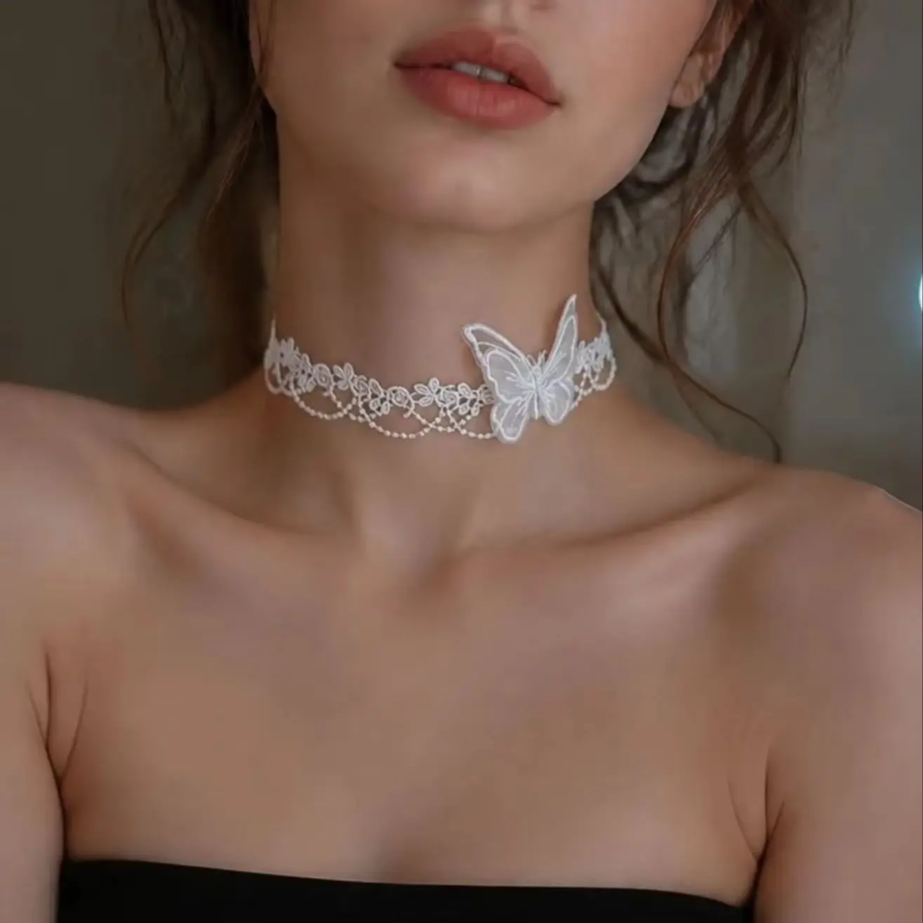 RscvonM Woman chokers Handmade Gothic Fashion Velvet Choker Necklace  lace women\'s choker necklace jewelry accessories C347