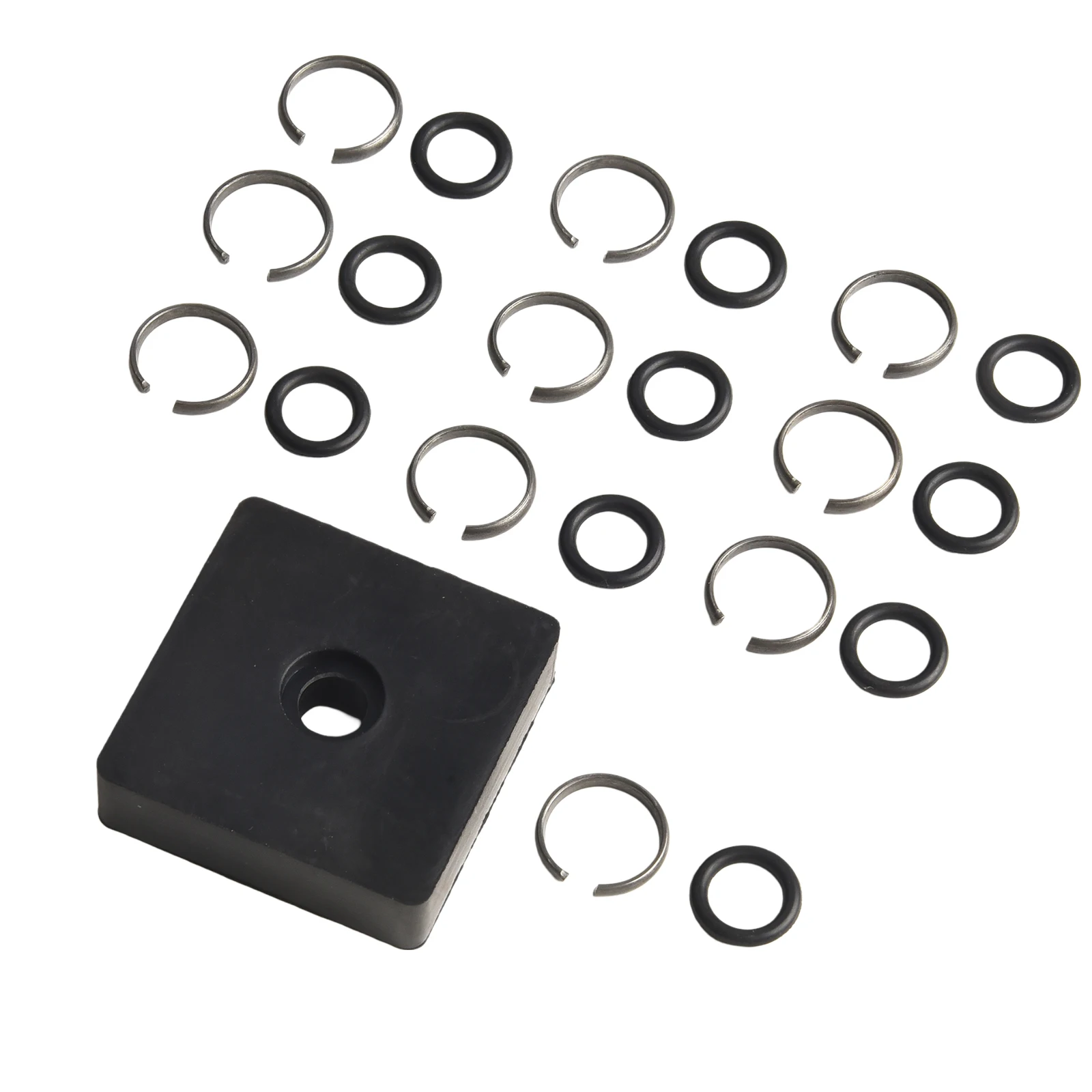 10Set 1/2 Inch Wrench Retaining Ring Clip With O-Ring With Anvil Install Tool Pneumatic 1/2