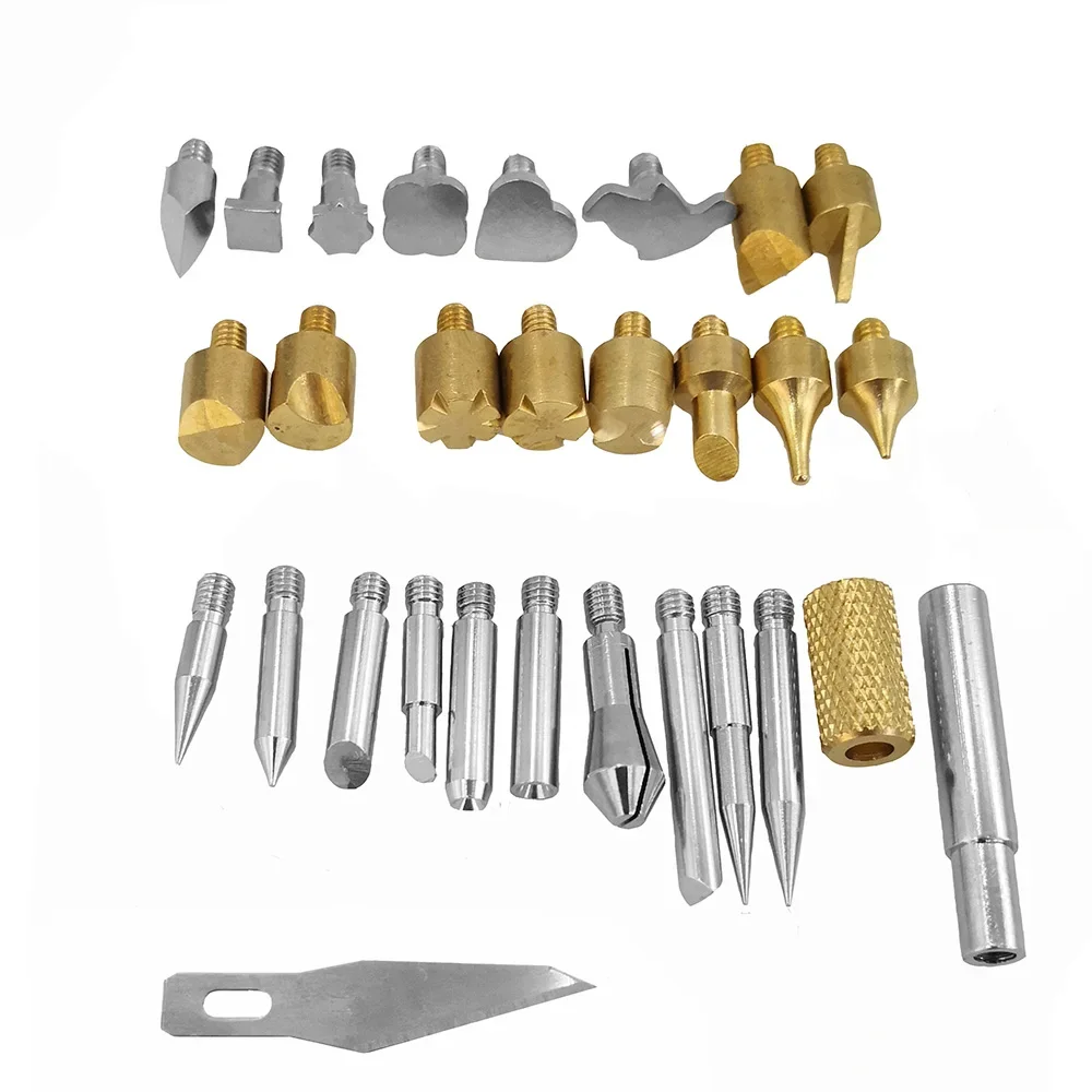 Ferro de solda elétrico 80w, ferramenta de pirografia, queima de madeira, gravação em relevo, conjunto de caneta de solda, temperatura ajustável