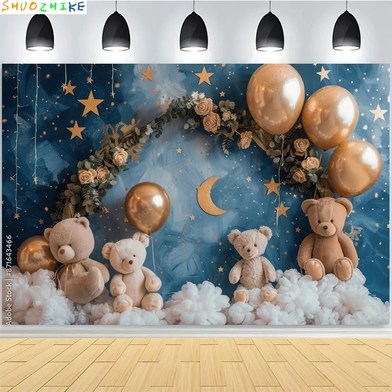 デジタル写真の背景,写真スタジオの背景,小道具,鮮やかな風船,虹,雲,人魚,子供,赤ちゃん,誕生日,AO-10