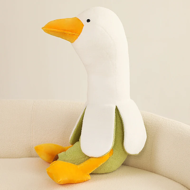 50/80/115CM Creative Banana Duck Plush Pillow Soft Down Cotton Cartoon Sleeping Pillow Home Sofa Bed Decoration Girl Gifts