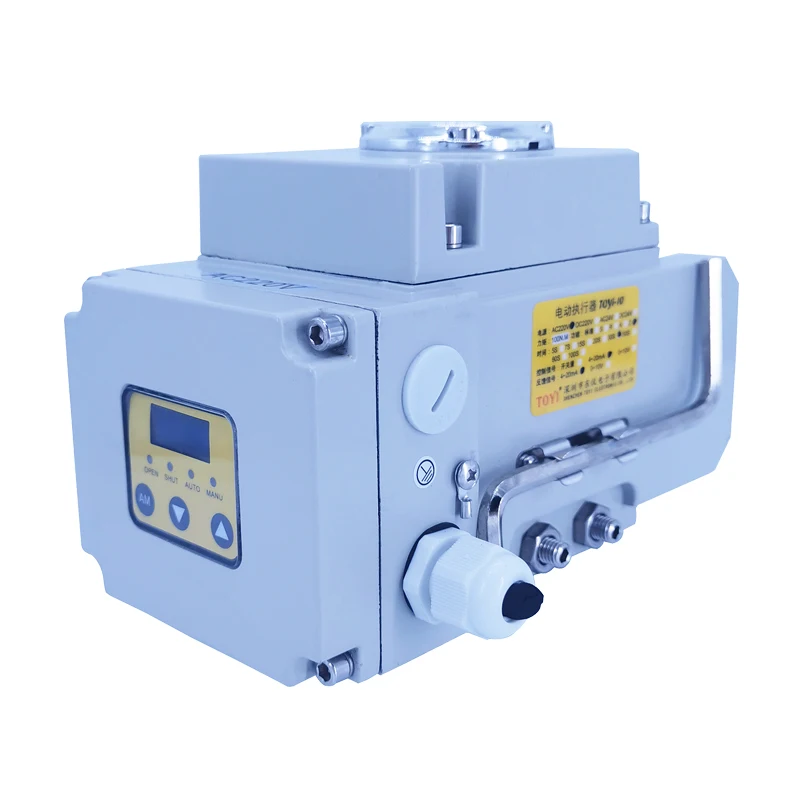 90 Degree Rotary AC220V 4-20mA touch screen electric Valve motorized electric rotary actuator for ball/butterfly valve