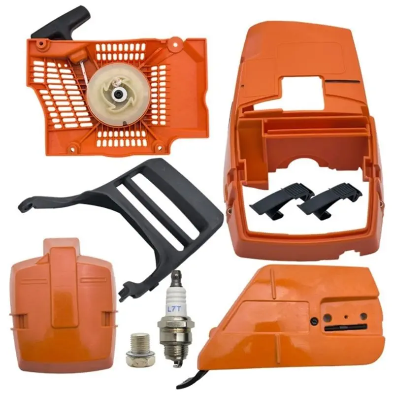 

Защитный кожух цепи, крышка тормоза, рукоятка стартера FYBL для бензопил 372, 365, 362, 371, аксессуары для электроинструментов, крышка тормоза для бензопилы