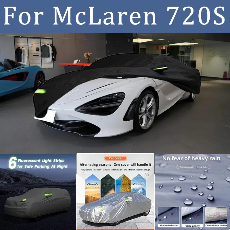 

﻿ For McLaren 720S Car Cover Full Covers with Reflective Strip Dustproof UV Scratch-Resistant Sunscreen Protective cover