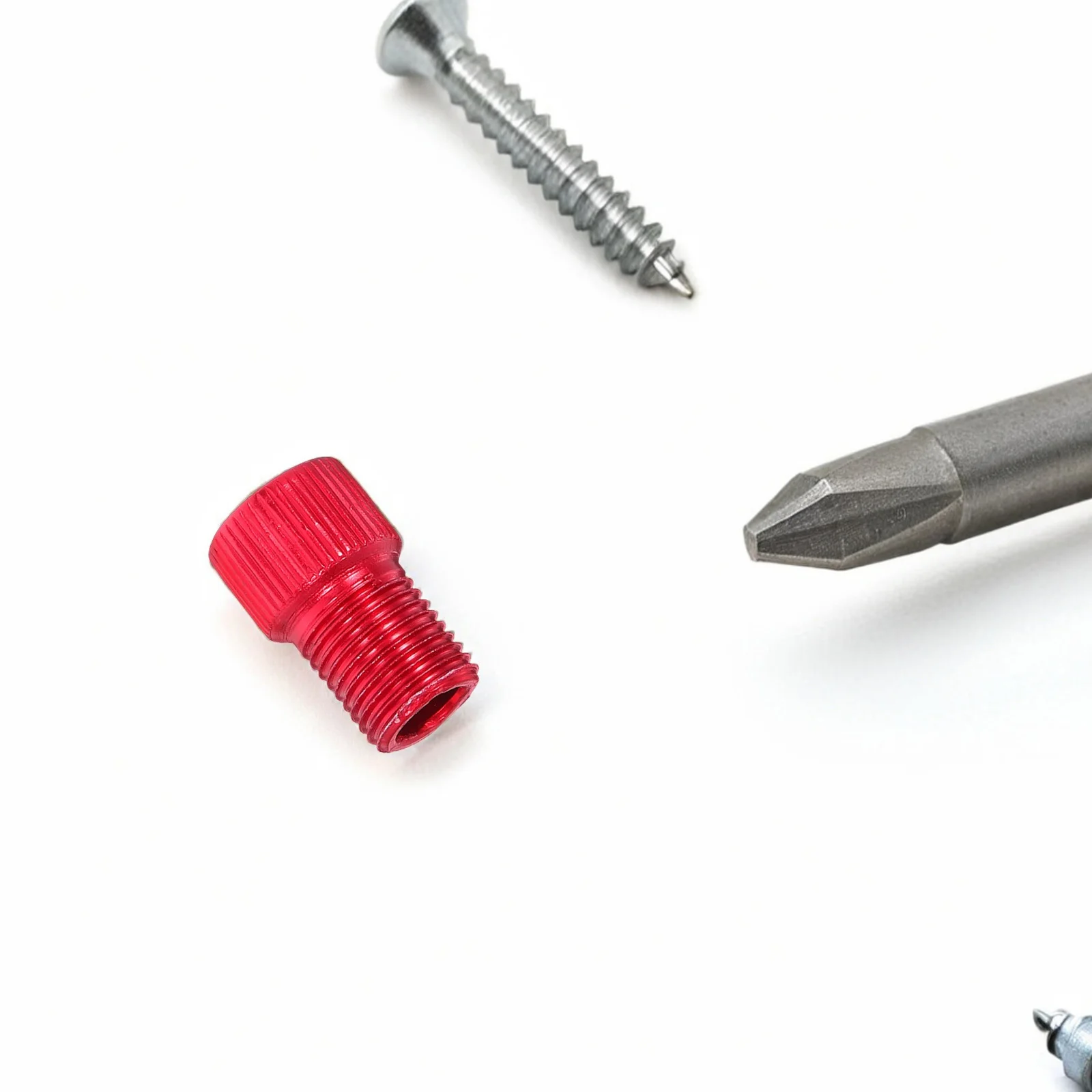 4Pcs Universal to Valve Adapter Aluminum Alloy Leakproof Road Bike Pump Repair Adapter Pump