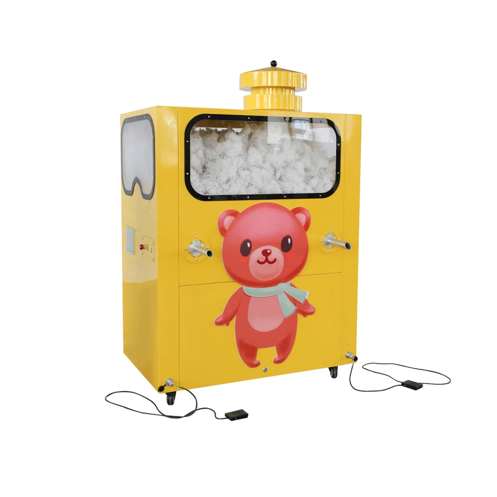 Soft Bear Making Machine Build A Bear Machine Plush Toy Stuffing Machine For Toy Mall