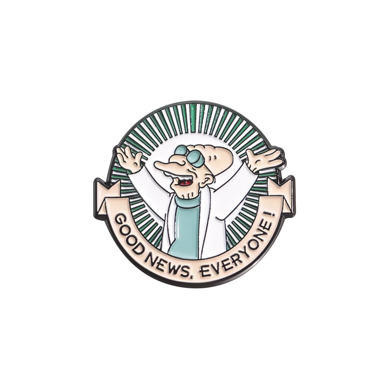 Good News Everyone Anime Enamel Pin