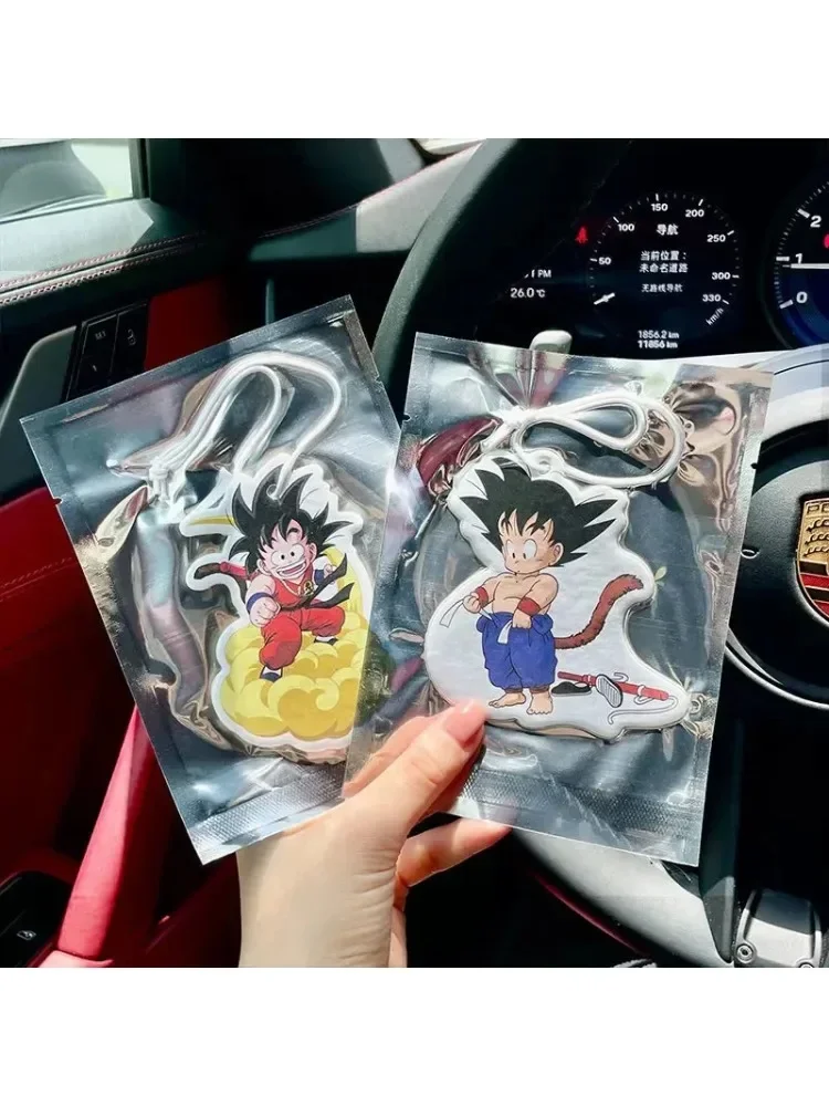 Anime Dragon Ball Son Goku voiture parfum voiture longue durée aromathérapie parfum pièce pendentif décoration voiture désodorisation cadeau