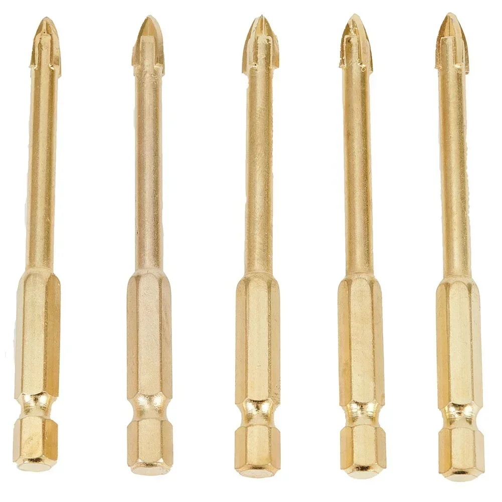 لقم الثقب الزجاجي الحفر الاسمنت سيراميك سيراميك بلاط الرخام الرخام 5 قطعة أدوات مع 4 حواف القطع الخشب #6