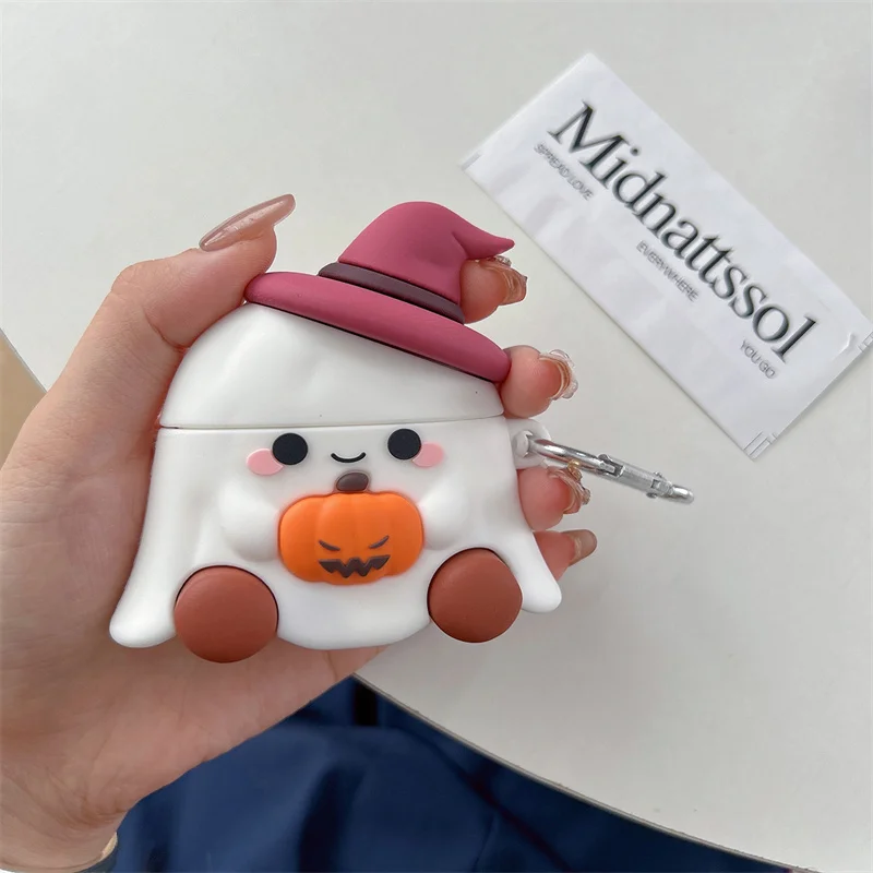 

For Apple AirPods Pro3 AirPods 4 3 2 1 Pro 2 Case Cute 3D Cartoon Egg tray Silicone Headphone Protective Cover With Pendant
