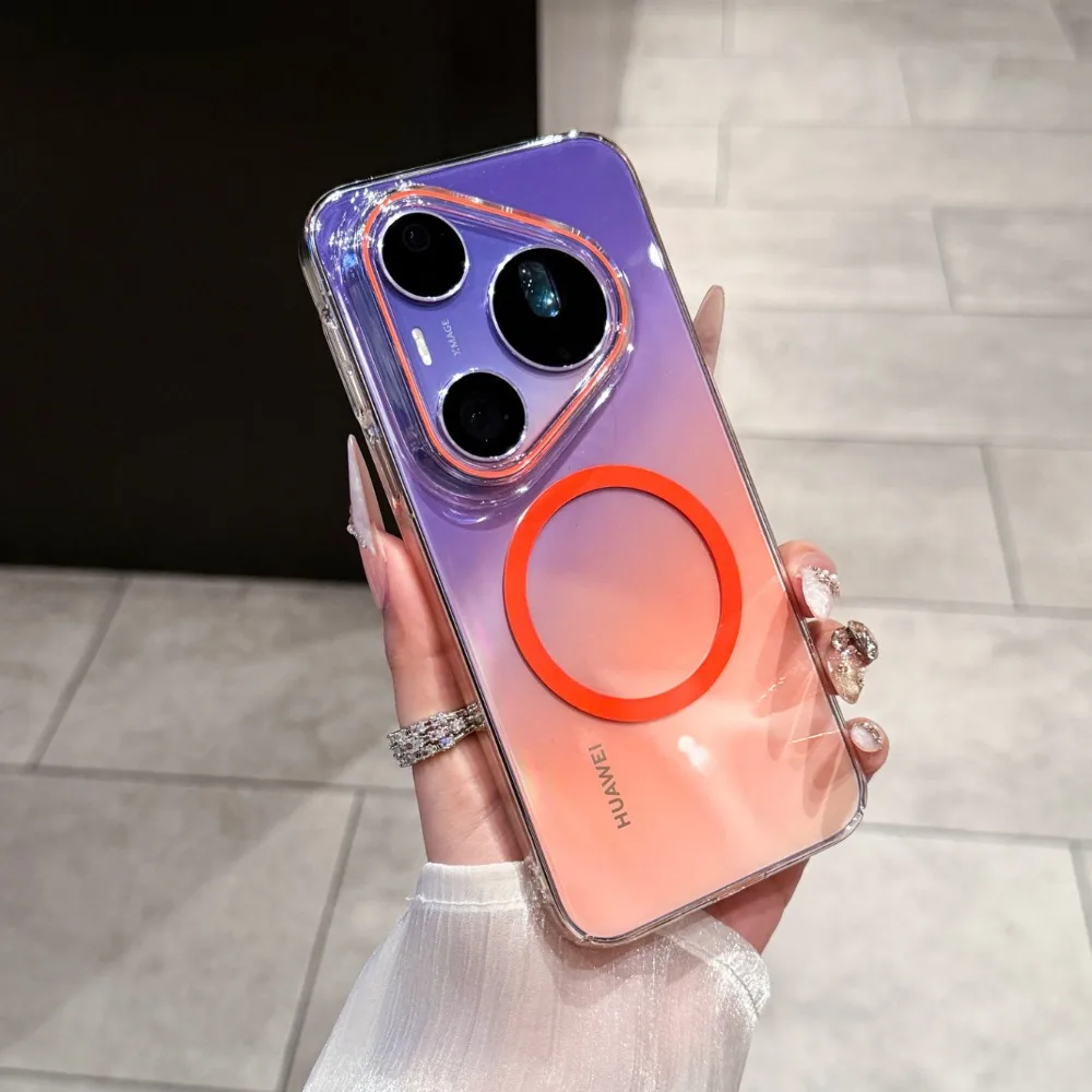 

Case for Huawei Pura 90 Pro Max / Pura 90 Pro, Anti-Yellowing Shockproof Slim Fit Transparent Ultra Clear Phone Cover For Pura90