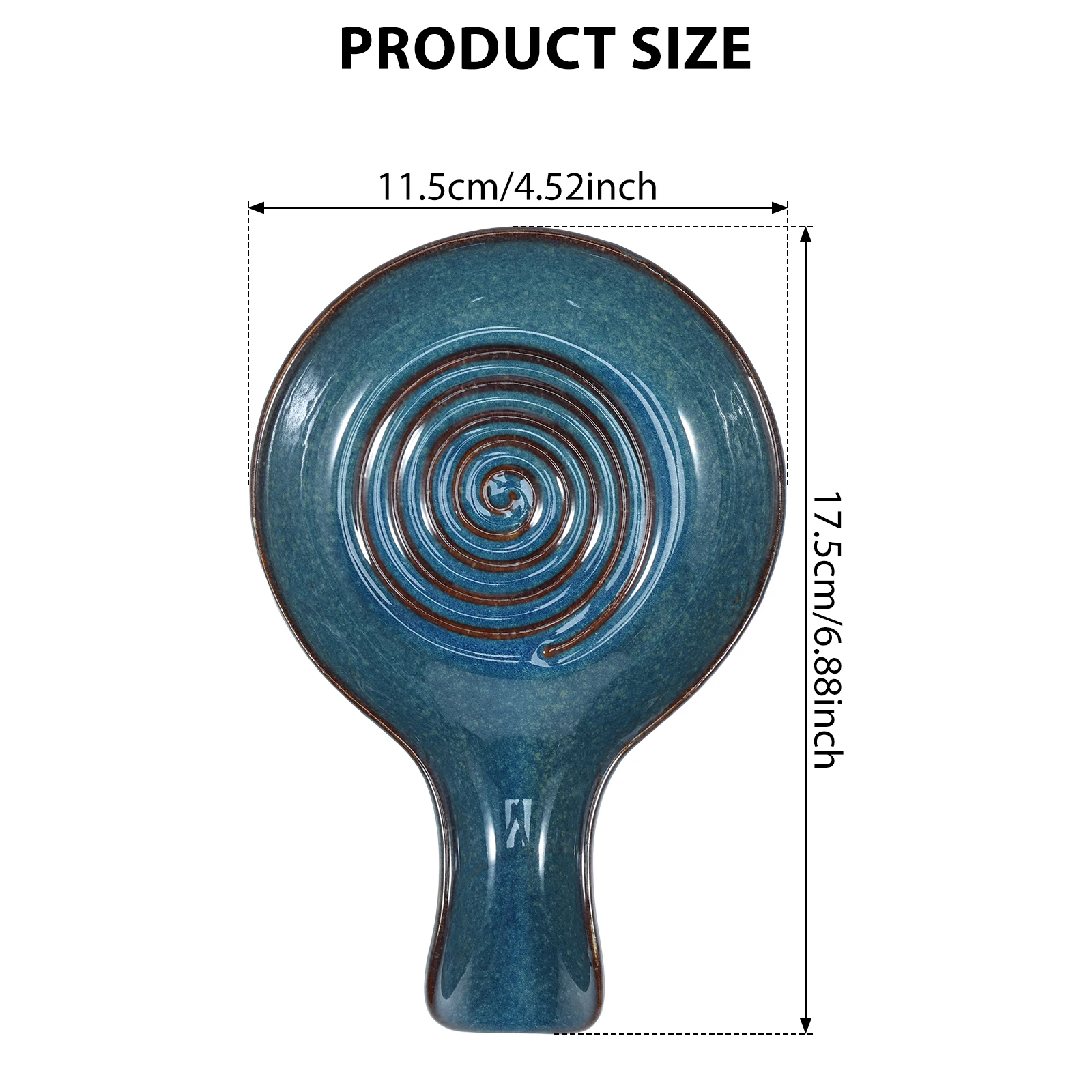 Spoon Holder Ceramic Spoon Rest Knife Fork Chopstick Filter Tray for Kitchen Counter Party Dining Table Seasoning Plate Dip Dish