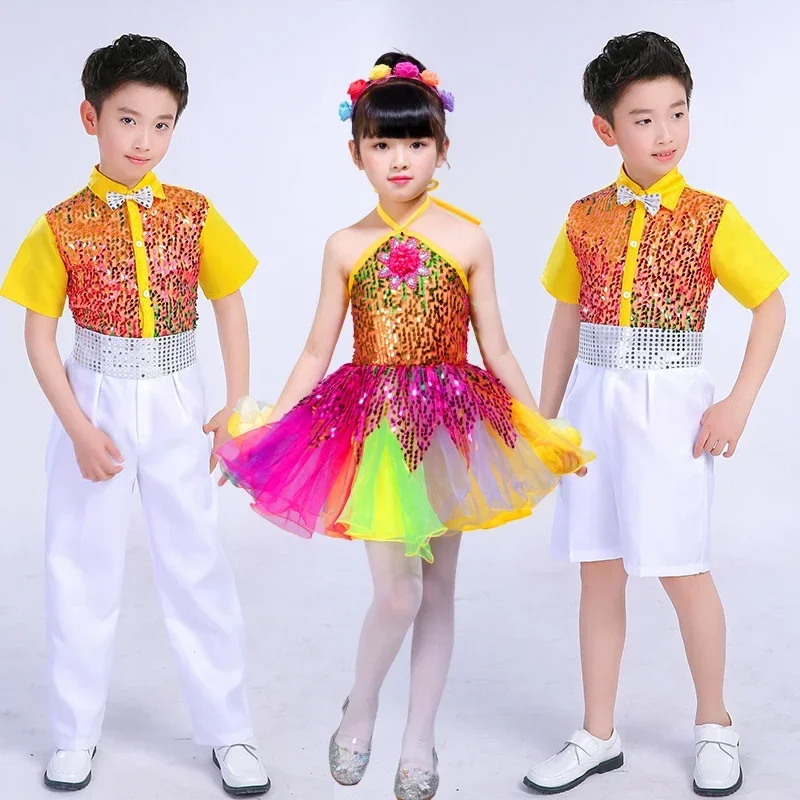

Girls Ballet Dress for Children Girl Dance Kids Sequins Ballet Costumes for Girls Tutu Dance Girl Stage Dancewear Performance