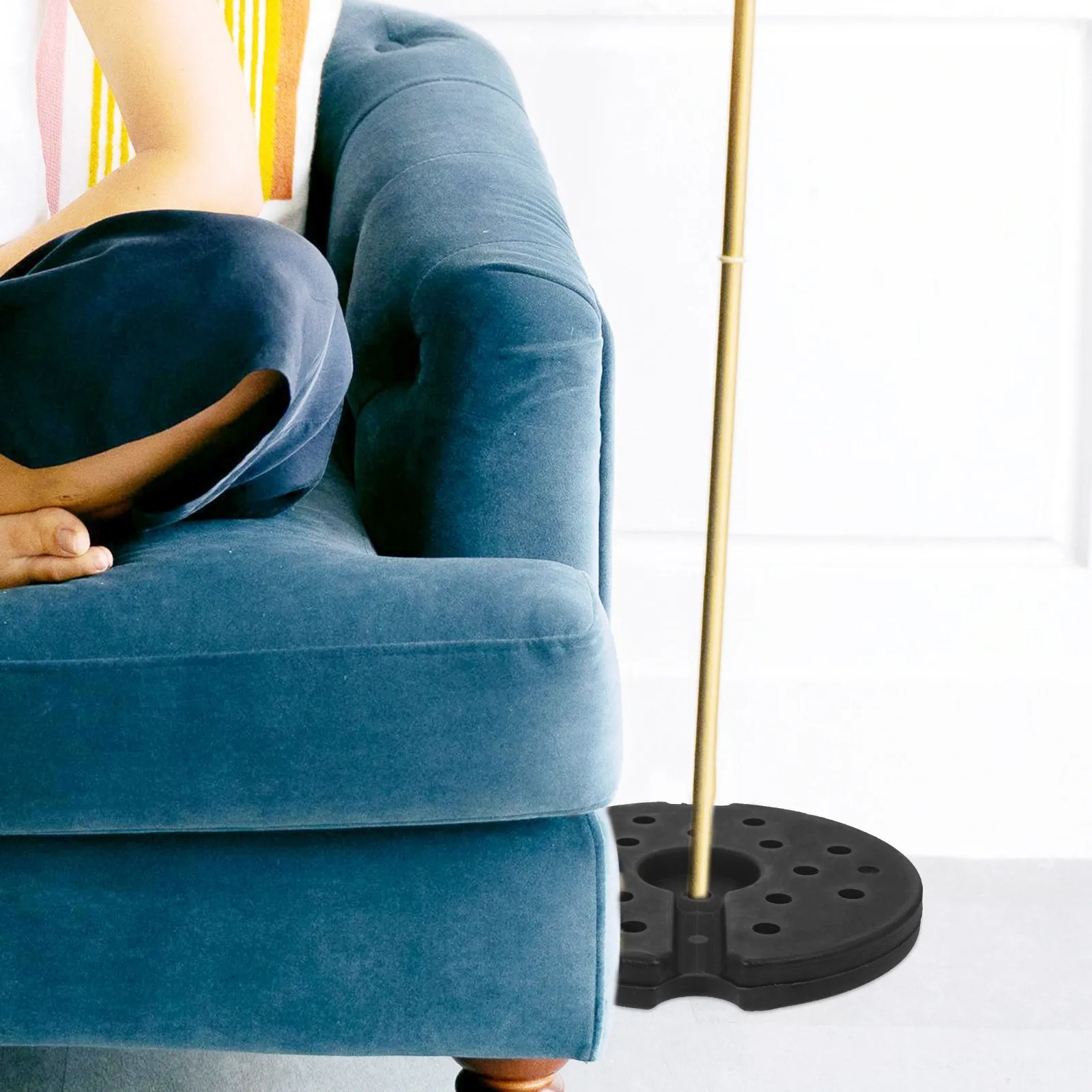 

Усиленное основание для напольной лампы: утяжеленный резиновый блок для устойчивости, аксессуар для настольной лампы, держатель для настольного светильника, подставка для напольной лампы