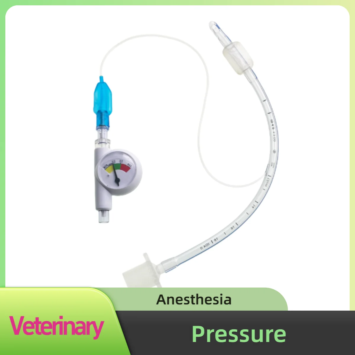 Endotracheal Intubation Balloon Pressure Gauge Saturation Detection Device Pet Animal Anesthesia Machine Accessories Clinic