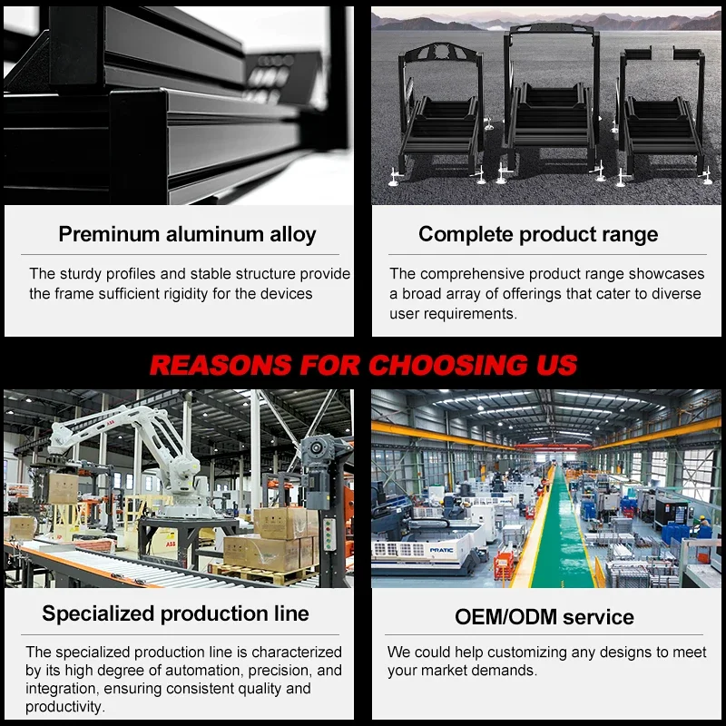 الجملة تجربة سباق كاملة مخصصة قابل للتعديل الألومنيوم سيم سباق محاكي ل F1 ورالي لعبة السباق الافتراضي