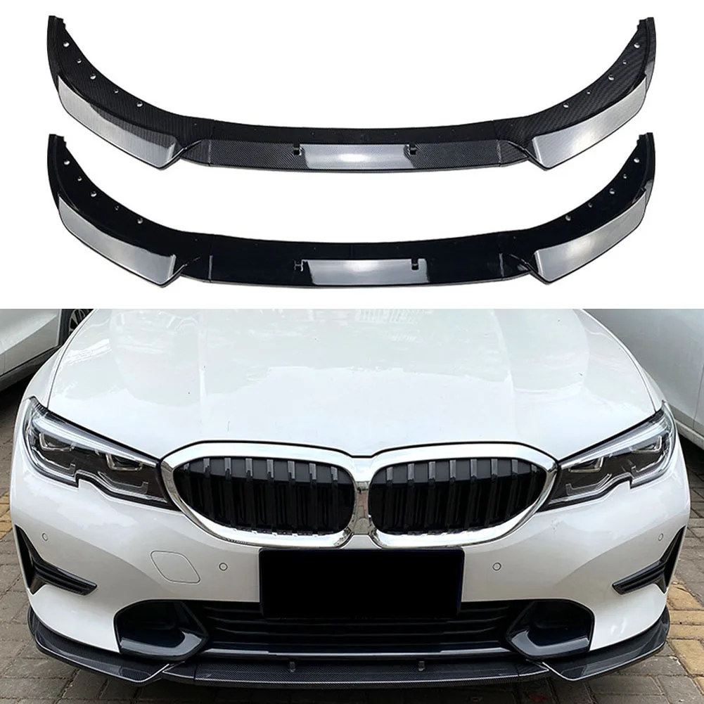 

3 Stage Front Lip Splitter Spoiler Side Lower Splitters Body Kit For BMW 3 Series G20 G21 320i 325i 2019-2022