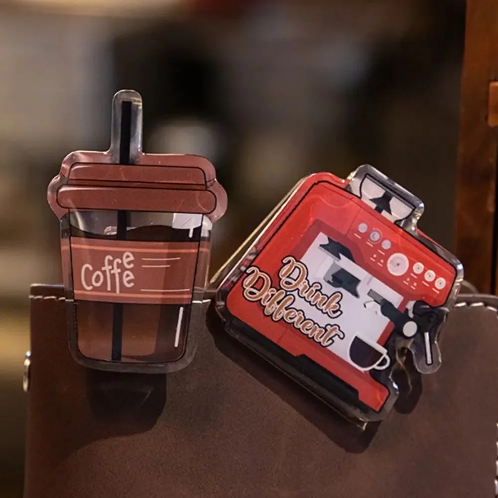 الموثق كليب Kawaii القهوة الاكريليك كليب فنجان القهوة خمر القرطاسية أوراق الاختبار كليب الإبداعية الرجعية القهوة ورقة كليب