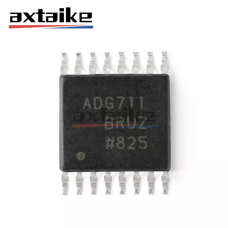 5PCS ADG711 ADG711BRU ADG711BRUZ TSSOP-16 ADG711BRUZ-REEL CMOS Low Voltage 4 Ω Quad SPST Switches SMD IC