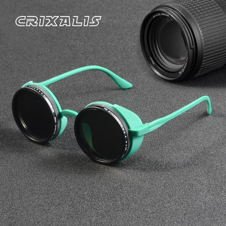 CRIXALIS Handmade ND Adjustable Sunglasses 1~9 Manual Dimming