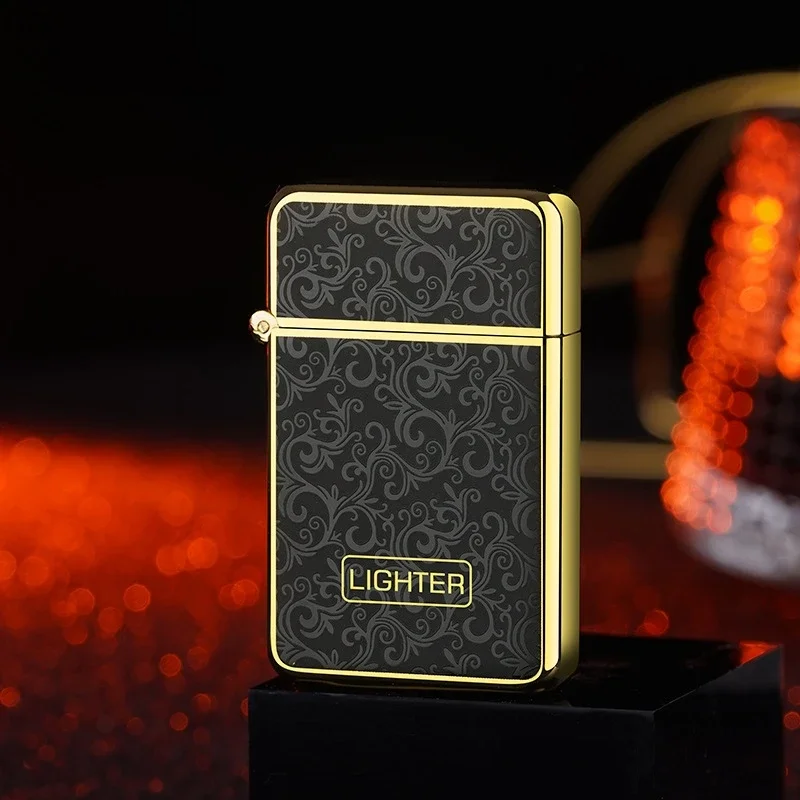 

2025 new metal windproof gas lighter personality creative outdoor portable smoking accessories high-end men's gift gadgets