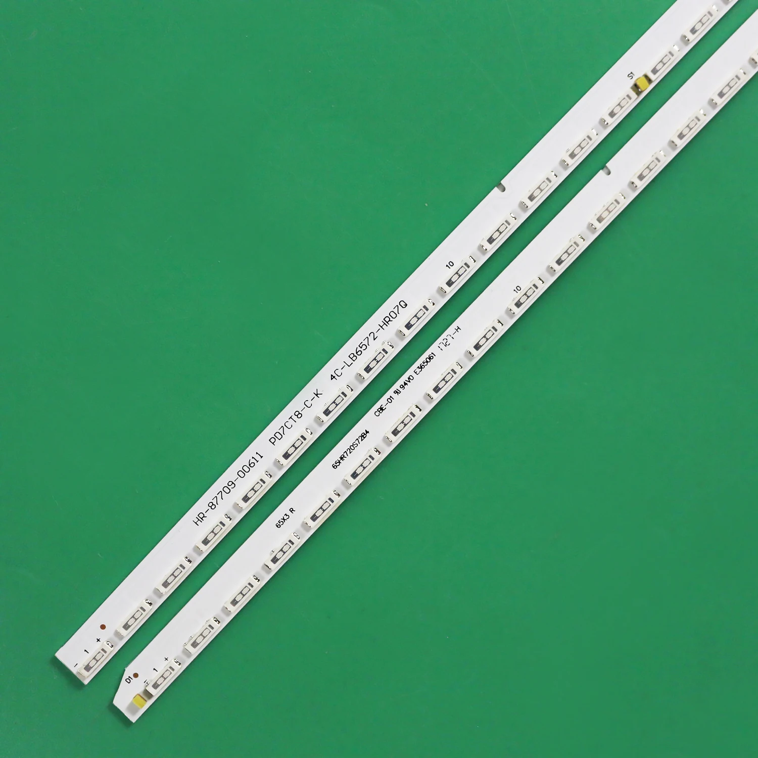 2pcs LED Backlight Strip for TCL 65X3 65X2 R L 65HR720S72A4 65HR720S72B4 V4 4C-LB6572-HR08Q 4C-LB6572-HR07Q