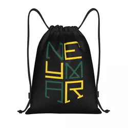 Custom Neymar JR Football Drawstring Bags Women Men Lightweight Soccer Sports Gym Storage Backpack